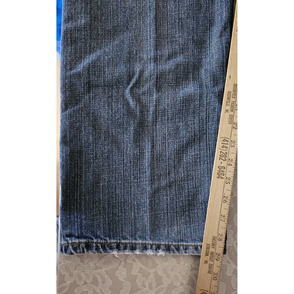 Levis 505 Regular Fit Straight Leg Jeans Mens Size 38x30‎ Blue Medium Wash Denim - Picture 8 of 9